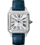 Cartier Santos Dumont wssa0022 Quartz Watch White Dial 43.5mm