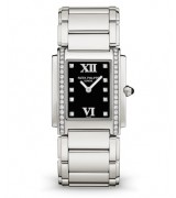Patek Philippe Twenty~4 Ladies Quartz Steel Watch 4910-10A-001 Black Dial