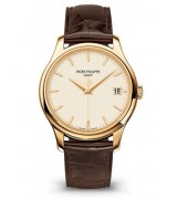 Patek Philippe Calatrava Swiss 324SC Automatic Watch 5227J-001 Off-White Dial 