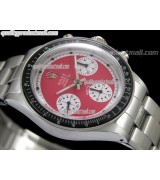 Rolex Daytona Paul Newman Chronograph-Red Dial White Subdials-Black Bezel-Stainless Steel Oyster Bracelet