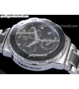 Tag Heuer Formula 1 Swiss Quartz Chronograph 37mm-Black Dial-Black Ceramic Bezel