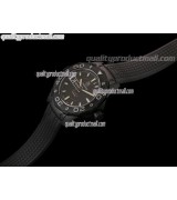 Tag Heuer Aquaracer 500M Calibre 5 Automatic Watch-Vertical Wave Tuxedo Dial-Black Rubber Strap