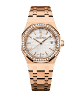 Audemars Piguet Royal Oak Ladies 77350OR Automatic Watch Rose Gold 34mm