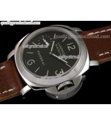 Panerai PAM111 1:1 Mirror Replica Quartz Watch - Walnut Leather Strap