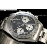 Rolex Daytona Paul Newman Chronograph-Black Dial White Subdials-White Inner-Stainless Steel Oyster Bracelet