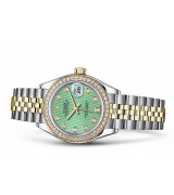 Rolex Datejust Ladies 279383-0013 Swiss Automatic Mint Green Dial 28MM