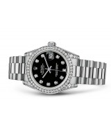 Rolex Datejust Ladies 178159-0023 Swiss Automatic Black Dial 31MM