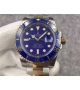 Rolex Submariner Swiss Automatic Watch S6-Blue Dial 