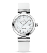 Omega De Ville Ladymatic Automatic Watch White MOP Dial 34mm  