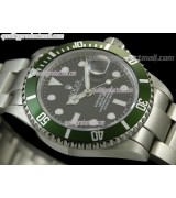 Rolex Submariner Classic 2008 Swiss Automatic Watch-Black Dial-Stainless Steel Oyster Bracelet 40mm