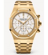 Audemars Piguet Royal Oak Chronograph 2632BA.OO.1220BA.01 Full Gold White Dial