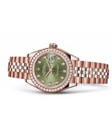 Rolex Datejust Ladies 279135-0015 Swiss Automatic Olive-Green Dial 28MM