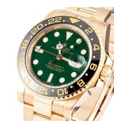 Rolex GMT-Master II 116718LN Swiss Automatic Yellow Gold Green Dial 