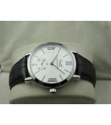 Piaget Altiplano Small Seconds Swiss 2824 Movement-Black Strap White Dial