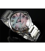 Cartier Ballon Bleu Swiss ETA 2671Automatic Watch Pink Dial