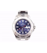 Rolex Yachtmaster II Swiss Automatic-Blue Dial White Dot markers-Stainless Steel Oyster Strap