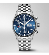 IWC Pilot’s Chronograph Stainless Steel Blue Dial 43mm IW377717 