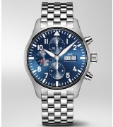 IWC Pilot Le Petit Prince Swiss Replica Watch Chronograph IW377717 Blue Dial 43mm