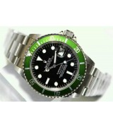 Rolex Submariner Classic 2008 Swiss Automatic Watch-Black Dial-Stainless Steel Oyster Bracelet 40mm