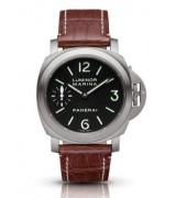 Panerai PAM177 Titanium Handwound Watch - Brown Leather Strap