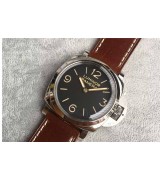 Panerai Luminor 1950 3 Days Swiss Handwound Watch Black Dial PAM00372