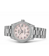 Rolex Datejust Ladies 178159-0002 Swiss Automatic Pink MOP Dial 31MM