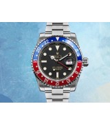 GMT-Master Automatic Watch Black Dial Two toned Bezel