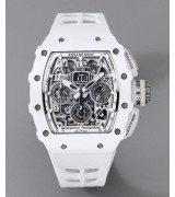 Richard Mille White Ceramic “White Ghost” Automatic Watch