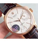 Rolex Cellini Date Swiss 3165 Automatic Watch 39MM