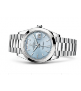 Rolex Day-Date 228206 Swiss 3235 Automatic Watch Ice Blue Dial Presidential Bracelet 40MM