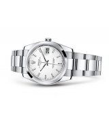 Rolex Oyster Perpetual Date Swiss Automatic Watch 34mm White Dial