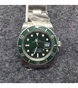 Rolex Submariner 116610 Automatic-Luminous Green Dial-Stainless Steal Strap