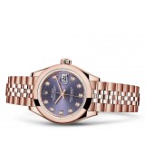 Rolex Datejust Ladies 279165-0020 Swiss Automatic Purple Dial 28MM