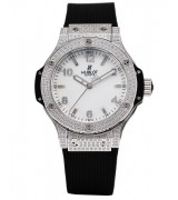 Hublot Big Bang 38mm Automatic Watch Stainless Steel White Dial