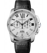 Cartier Calibre W7100046 Automatic Chronograph White Dial