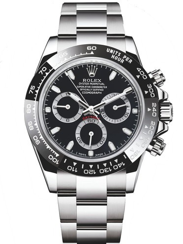 Rolex Daytona Cosmograph 2016 Swiss Chronograph Black Dial