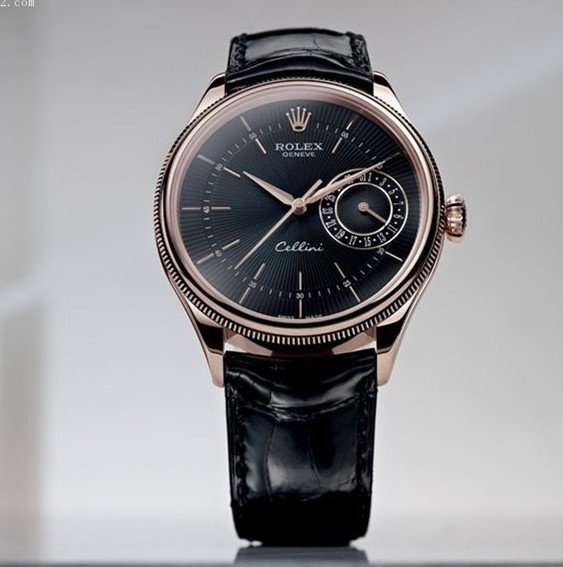 Rolex Cellini Date Swiss Automatic Watch Black Dial
