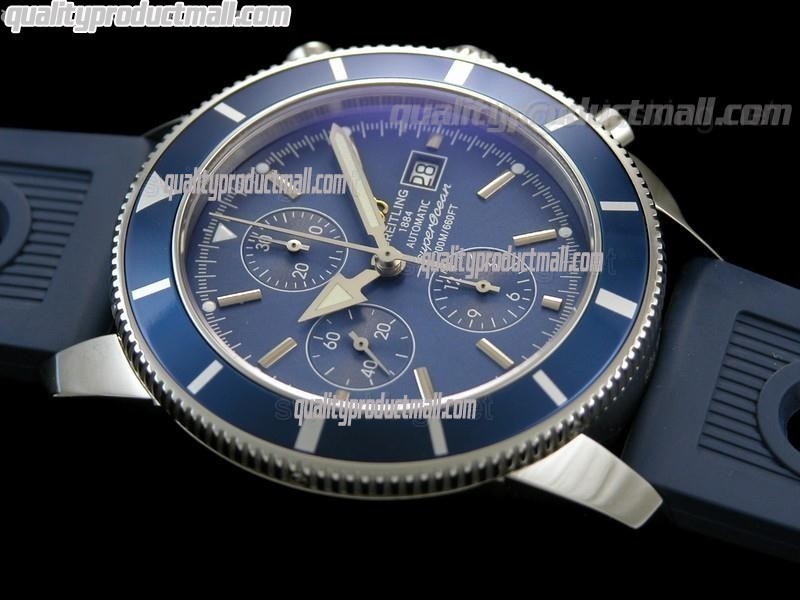 Breitling SuperOcean Chrono V2 Rubber Strap - Blue