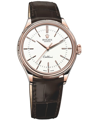 Rolex Cellini 2016 Swiss 3132 Automatic Watch Rose Gold 39MM 