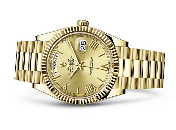 Rolex Day-Date 228238-0006 Swiss 3255 Automatic Watch Gold Dial 40MM