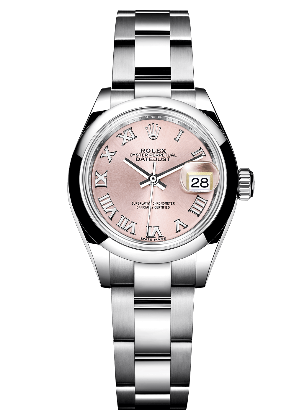 Rolex 2017 Datejust Ladies Swiss Automatic Watch Pink Dial 28MM