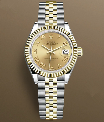 Rolex Lady-Datejust 279173-0009 Automatic Watch Golden Dial 28mm