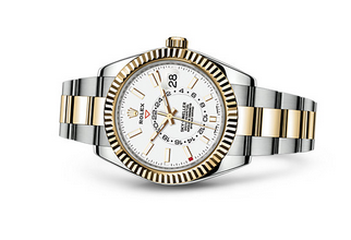 Rolex 2017 Sky-Dweller 326933 Swiss Automatic Watch White Dial
