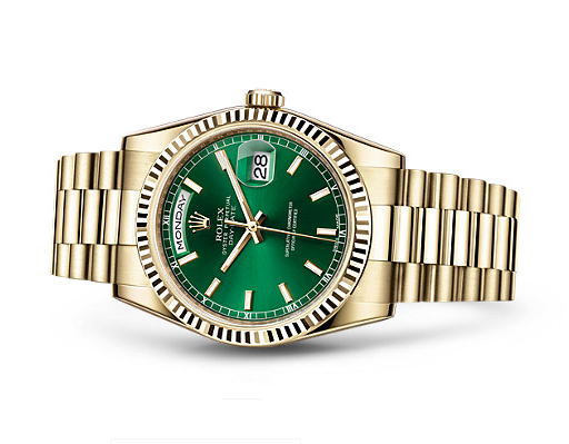 Rolex Day-Date 118238 2016 Swiss Automatic Watch Green Presidential 36MM