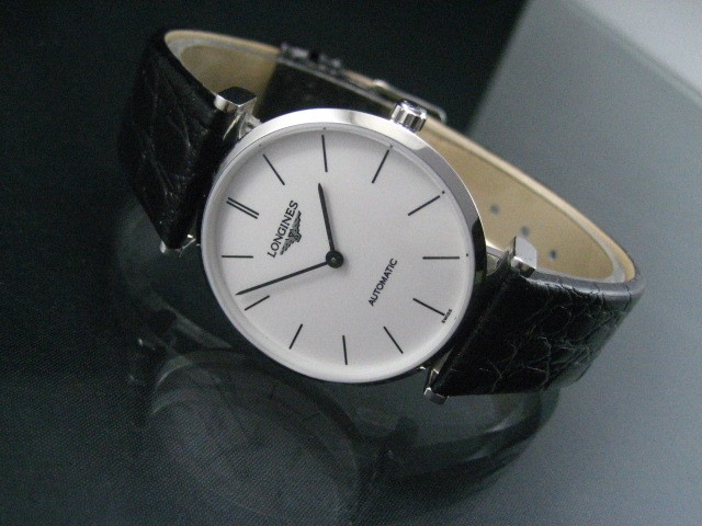 LA GRANDE CLASSIQUE DE LONGINES SILVER DIAL STICK NUMERALS