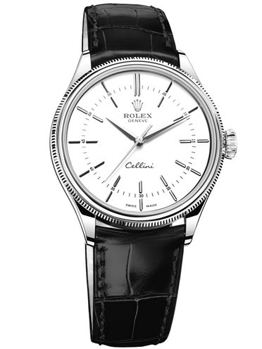 Rolex Cellini 2016 Swiss 3132 Automatic Watch White Dial 39MM 