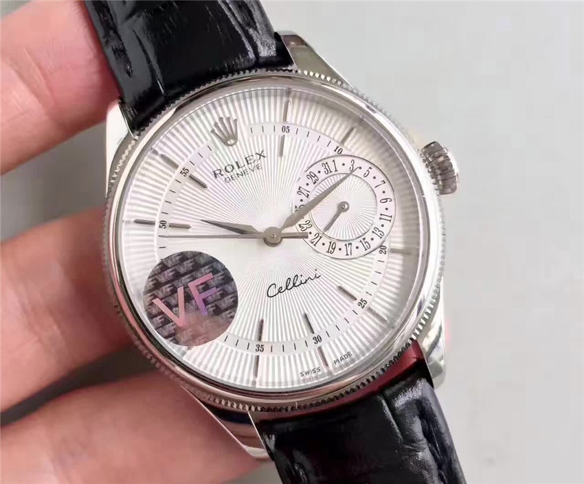 Rolex Cellini Date Swiss 3165 Automatic Watch White Dial 39MM 