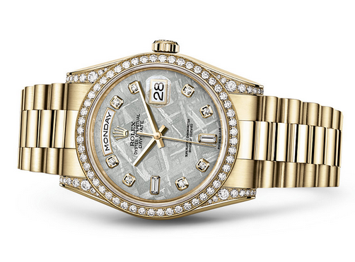 Rolex Day-Date 118388 Swiss Automatic Watch Aerolite Dial 36MM