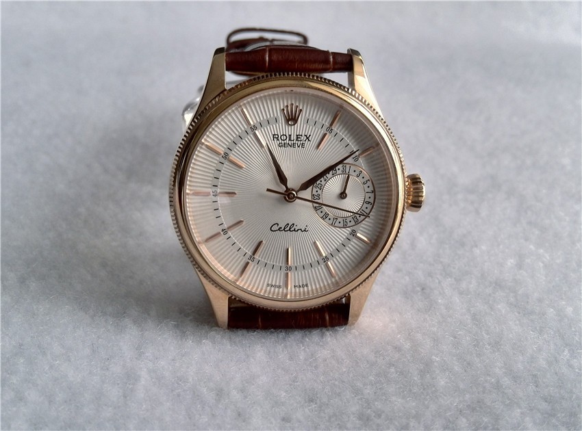 Rolex Cellini Date Swiss Automatic Watch Off-white Dial