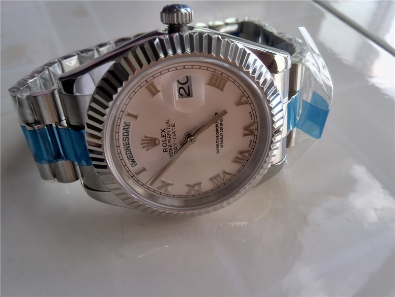 Rolex Day-Date II Automatic Watch White Dial Roman Markers